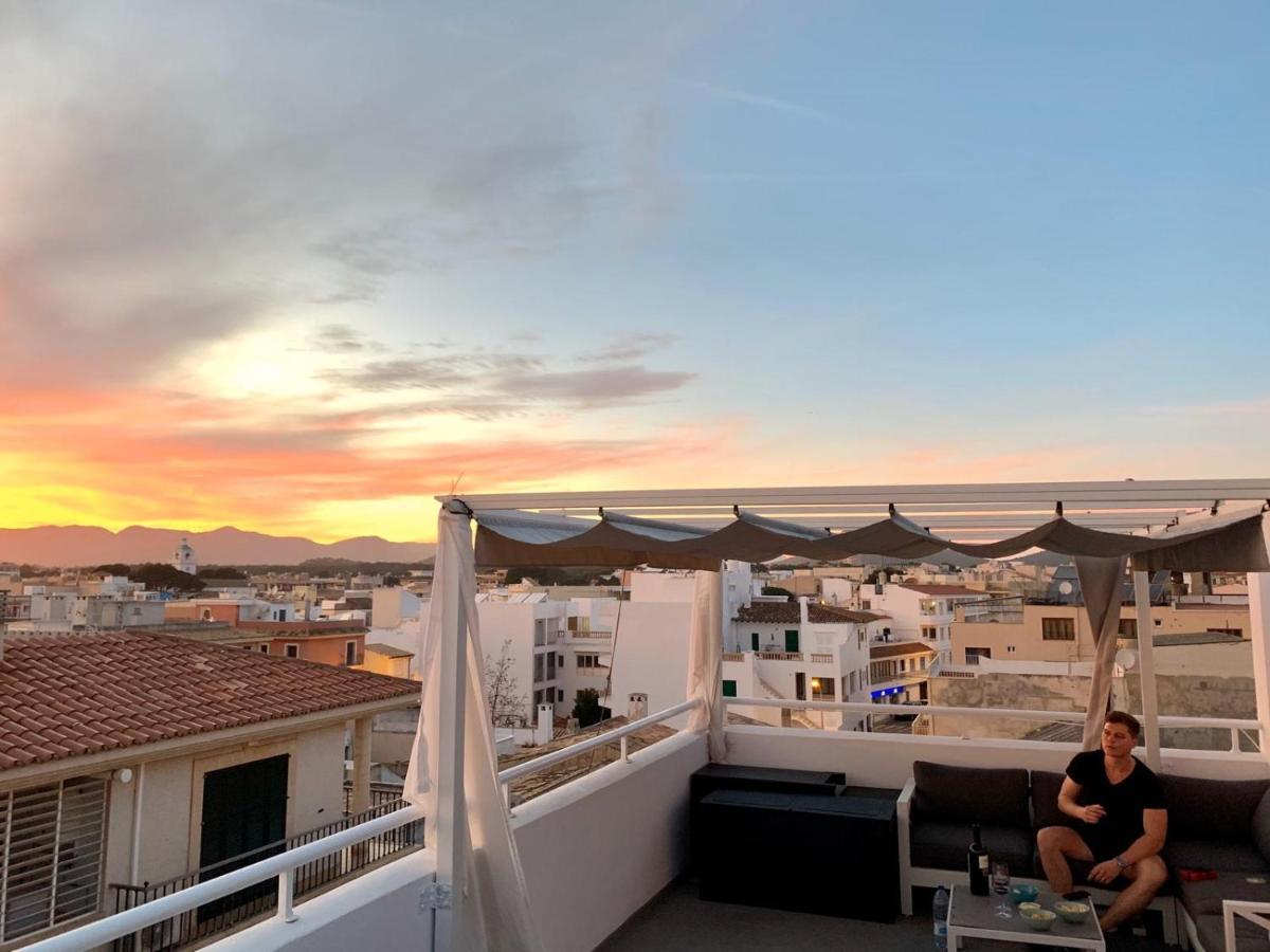 Sonne & Meerblick Aus 40 Grad Heissem Whirlpool Geniessen - Zentral Am Hafen Und Dennoch Ruhig Cala Ratjada  Exterior foto